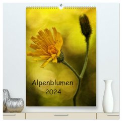 Alpenblumen 2024 (hochwertiger Premium Wandkalender 2024 DIN A2 hoch), Kunstdruck in Hochglanz