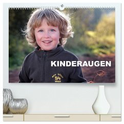 Kinderaugen / Geburtstagskalender (hochwertiger Premium Wandkalender 2024 DIN A2 quer), Kunstdruck in Hochglanz