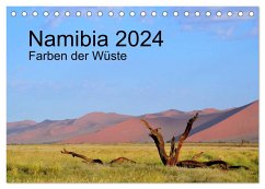 Namibia 2024 Farben der Wüste (Tischkalender 2024 DIN A5 quer), CALVENDO Monatskalender
