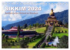 Sikkim ¿ Buddhistisches Kleinod im Himalaya (Tischkalender 2024 DIN A5 quer), CALVENDO Monatskalender - Bergermann, Manfred