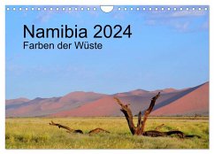 Namibia 2024 Farben der Wüste (Wandkalender 2024 DIN A4 quer), CALVENDO Monatskalender