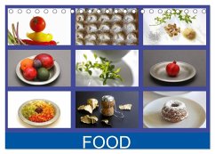 Food (Tischkalender 2024 DIN A5 quer), CALVENDO Monatskalender