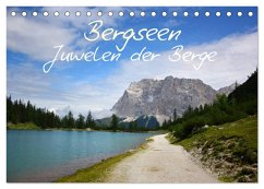 Bergseen - Juwelen der Berge (Tischkalender 2024 DIN A5 quer), CALVENDO Monatskalender