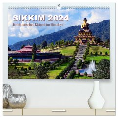Sikkim ¿ Buddhistisches Kleinod im Himalaya (hochwertiger Premium Wandkalender 2024 DIN A2 quer), Kunstdruck in Hochglanz
