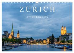 ZÜRICH - Little Big City (Wandkalender 2024 DIN A3 quer), CALVENDO Monatskalender