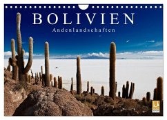 Bolivien Andenlandschaften (Wandkalender 2024 DIN A4 quer), CALVENDO Monatskalender