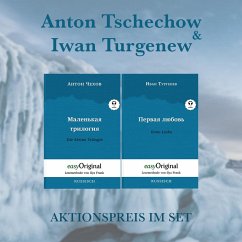 Anton Tschechow & Iwan Turgenew Softcover (Bücher + 2 MP3 Audio-CDs) - Lesemethode von Ilya Frank - Tschechow, Anton Pawlowitsch;Turgenew, Iwan