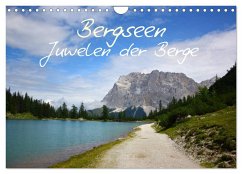 Bergseen - Juwelen der Berge (Wandkalender 2024 DIN A4 quer), CALVENDO Monatskalender