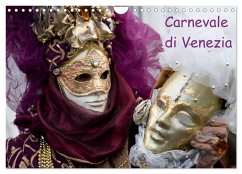 Carnevale di Venezia 2024 (Wandkalender 2024 DIN A4 quer), CALVENDO Monatskalender - Scholze, Verena