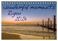 wonderful moments - Rügen 2024 (Tischkalender 2024 DIN A5 quer), CALVENDO Monatskalender
