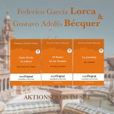 Federico García Lorca & Gustavo Adolfo Bécquer (Bücher + 3 MP3 Audio-CDs) - Lesemethode von Ilya Frank, m. 3 Audio-CD, m