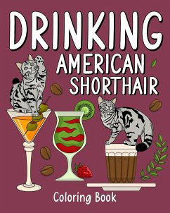 Drinking American Shorthair Coloring Book - Paperland