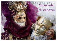 Carnevale di Venezia 2024 (Tischkalender 2024 DIN A5 quer), CALVENDO Monatskalender
