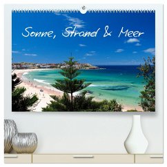 Sonne, Strand & Meer (hochwertiger Premium Wandkalender 2024 DIN A2 quer), Kunstdruck in Hochglanz - Viola, Melanie