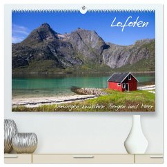Lofoten - Norwegen zwischen Bergen und Meer (hochwertiger Premium Wandkalender 2024 DIN A2 quer), Kunstdruck in Hochglanz