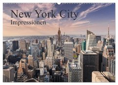 New York City Impressionen (Wandkalender 2024 DIN A2 quer), CALVENDO Monatskalender