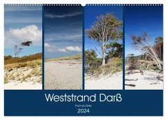 Weststrand Darß (Wandkalender 2024 DIN A2 quer), CALVENDO Monatskalender