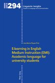 E-learning in English Medium Instruction (EMI): Academic language for university students