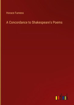 A Concordance to Shakespeare's Poems