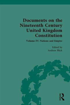 Cover Documents on the Nineteenth Century United Kingdom Constitution (eBook, ePUB)