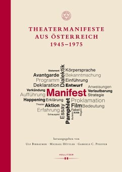 Theatermanifeste aus Österreich 1945-1975 (eBook, PDF)