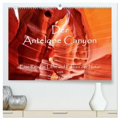 Der Antelope Canyon (hochwertiger Premium Wandkalender 2024 DIN A2 quer), Kunstdruck in Hochglanz