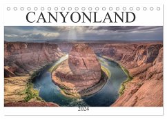 CANYONLAND, USA (Tischkalender 2024 DIN A5 quer), CALVENDO Monatskalender