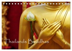 Thailands Buddhas (Tischkalender 2024 DIN A5 quer), CALVENDO Monatskalender