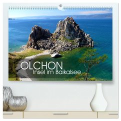 Olchon - Insel im Baikalsee (hochwertiger Premium Wandkalender 2024 DIN A2 quer), Kunstdruck in Hochglanz