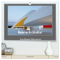 Moderne Architektur - Oscar Niemeyer Kulturzentrum (hochwertiger Premium Wandkalender 2024 DIN A2 quer), Kunstdruck in Hochglanz