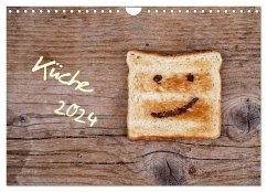 Küche (Wandkalender 2024 DIN A4 quer), CALVENDO Monatskalender - Schwarz, Nailia