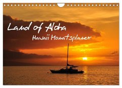 Land of Aloha - Hawaii Monatsplaner (Wandkalender 2024 DIN A4 quer), CALVENDO Monatskalender