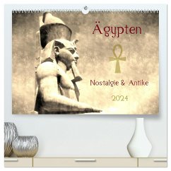 Ägypten Nostalgie & Antike 2024 AT Version (hochwertiger Premium Wandkalender 2024 DIN A2 quer), Kunstdruck in Hochglanz