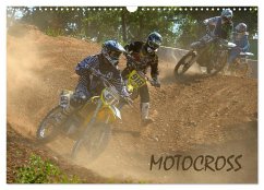 Motocross (Wandkalender 2024 DIN A3 quer), CALVENDO Monatskalender