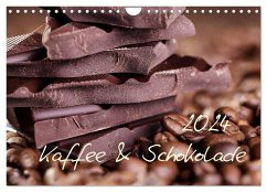 Kaffee & Schokolade (Wandkalender 2024 DIN A4 quer), CALVENDO Monatskalender