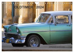 OLDTIMER 2024 (Wandkalender 2024 DIN A4 quer), CALVENDO Monatskalender
