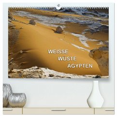 Weisse Wüste Ägypten (hochwertiger Premium Wandkalender 2024 DIN A2 quer), Kunstdruck in Hochglanz