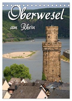 Oberwesel am Rhein (Tischkalender 2024 DIN A5 hoch), CALVENDO Monatskalender