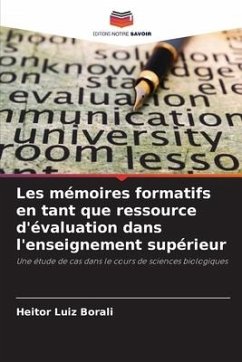 Les mémoires formatifs en tant que ressource d'évaluation dans l'enseignement supérieur - Borali, Heitor Luiz