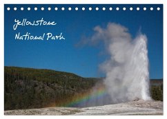 Yellowstone National Park (Tischkalender 2024 DIN A5 quer), CALVENDO Monatskalender