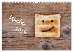 Küche (Wandkalender 2024 DIN A3 quer), CALVENDO Monatskalender - Schwarz, Nailia