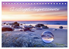 Glaskugel-Impressionen (Tischkalender 2024 DIN A5 quer), CALVENDO Monatskalender