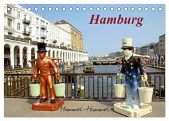 Hamburg (Tischkalender 2024 DIN A5 quer), CALVENDO Monatskalender