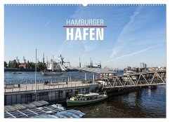 Hamburger Hafen (Wandkalender 2024 DIN A2 quer), CALVENDO Monatskalender