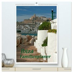 Ibiza / Familienplaner (hochwertiger Premium Wandkalender 2024 DIN A2 hoch), Kunstdruck in Hochglanz