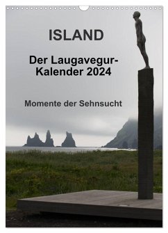Island - Der Laugavegur-Kalender 2024 (Wandkalender 2024 DIN A3 hoch), CALVENDO Monatskalender