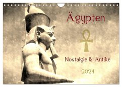 Ägypten Nostalgie & Antike 2024 AT Version (Wandkalender 2024 DIN A4 quer), CALVENDO Monatskalender