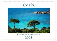 Korsika 2024 (Wandkalender 2024 DIN A2 quer), CALVENDO Monatskalender - Karius, Kirsten