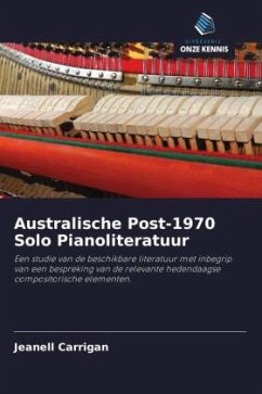 Australische Post-1970 Solo Pianoliteratuur - Carrigan, Jeanell