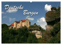 Deutsche Burgen (Wandkalender 2024 DIN A2 quer), CALVENDO Monatskalender - Berg, Martina